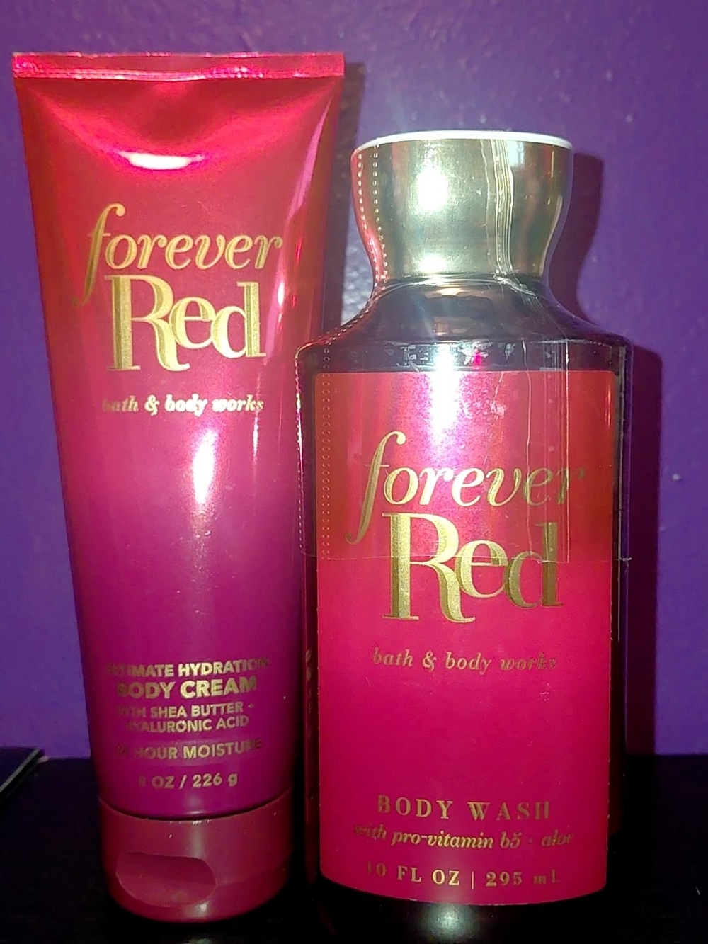 Bath & Body Works Forever Red Body Wash & Cream